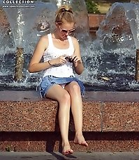 Hand in panty on up skirt hot scenes