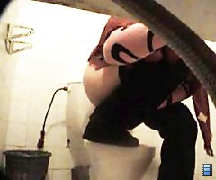 Chicks get unlucky enough to pee in spycammed loo