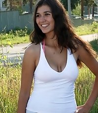 Japan down blouse and sexy upskirt