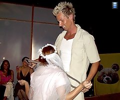 bride to be sucks dick at her bachelorette party